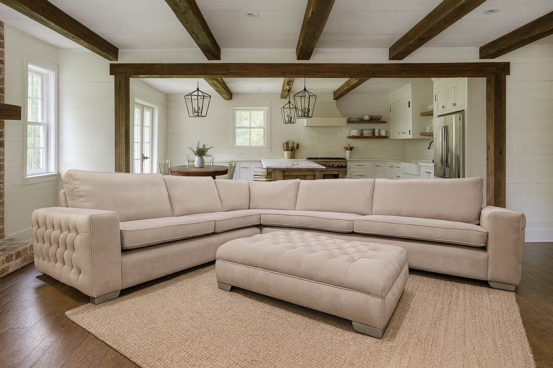 Amy corner sofa in a contemporary living room