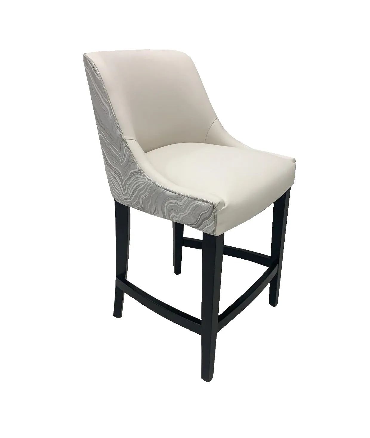 Swept Arm Barstool